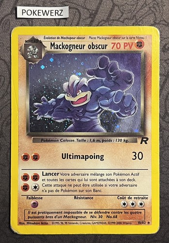 Carte pokémon mackogneur - pokémon,