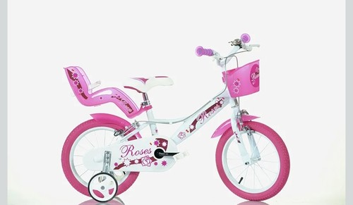Vélo roses fille - vélo, 3-5