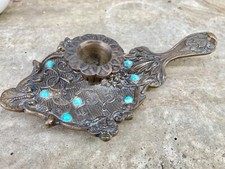 bougeoir à main art nouveau ancien