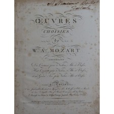 MOZART W. A. Quatuors