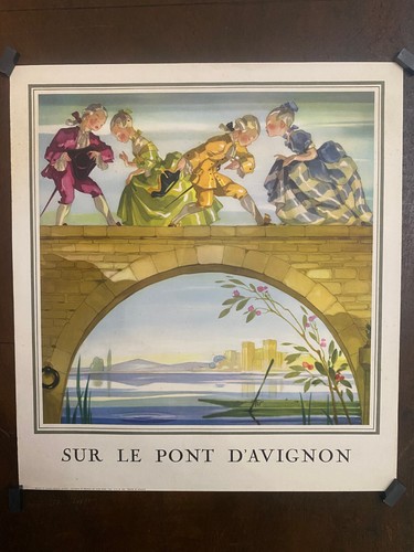 Affiche ancienne jean - affiche, -jean