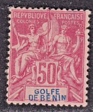 TIMBRE 1893 COLONIES FR. BENIN