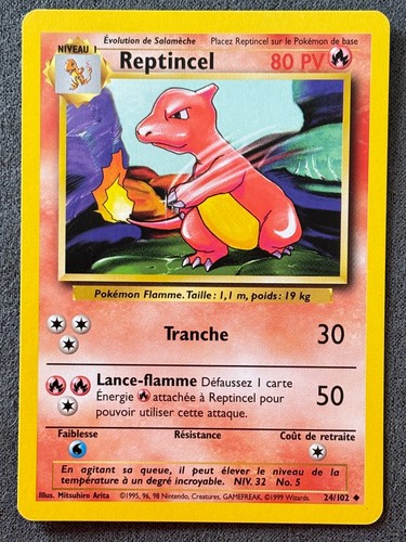 Carte pokemon reptincel - pokemon,