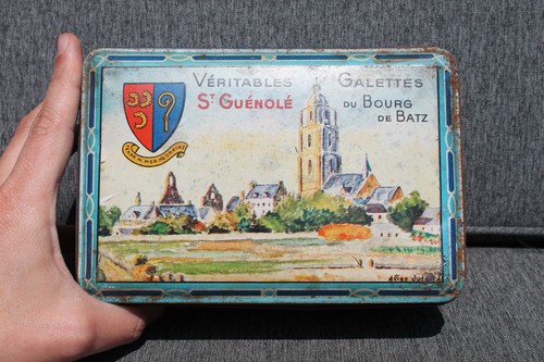 Ancienne boite tôle - ancienne,