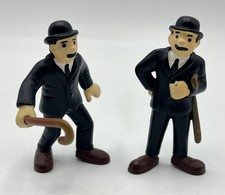Lot Figurines DUPOND & DUPONT aux parapluies - Série Tintin SCHLEICH 1985 - TBE