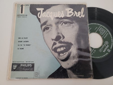ep 45t 7" Jacques Brel – 1re Série    1963 french ex/ex
