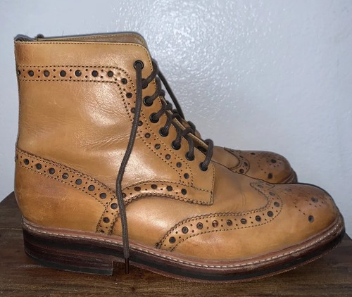 Grenson fred tan leather - tan, boots