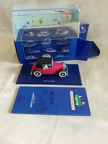 Voiture tintin cabriolet - tintin,