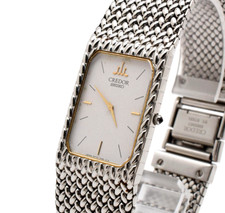 Vintage 1993 [EXC+5] SEIKO CREDOR 2F70-5331 Silver Ladies Quartz Watch JAPAN