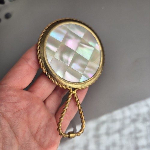 Miroir poche bronze - miroir, de