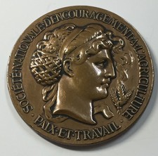 Médaille bronze société - médaille,
