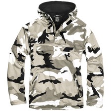Brandit Militaire Windbreaker Tactique Anorak Hooded Veste Hombres Urban Camo