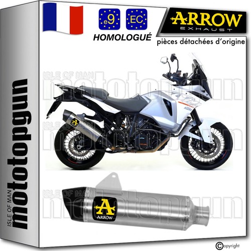 Arrow pot echappement approuve - arrow,