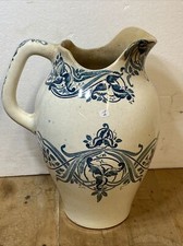 N.1 CREIL MONTERAU broc de toilette Louise DECOR BLEU ET BLANC