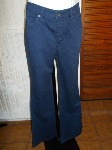 Y2k pantalon bootcut bleu - y2k,