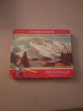 Caran D'Ache.Ancienne Boîte D'aquarelles Vide