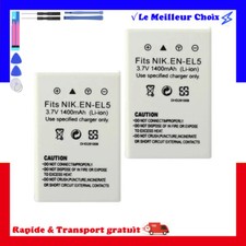2x Batterie EN-EL5 ENEL5 pour