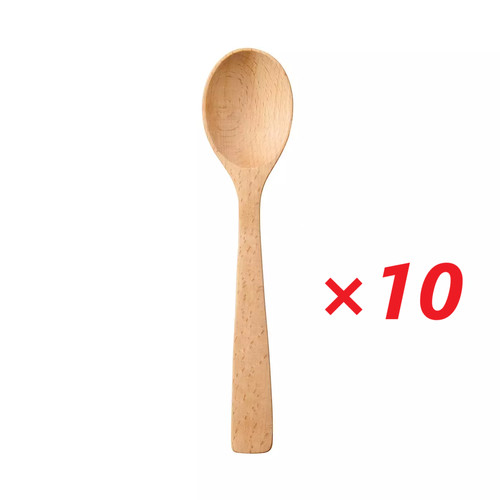 Cuillère dessert bois - à,