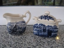 SUCRIER ET CREMIER  FAÏENCE