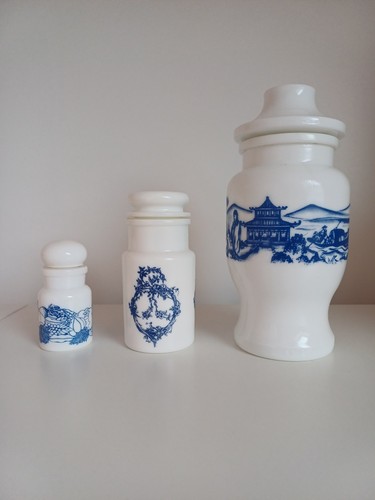Lot pots apothicaire - d'apothicaire, en