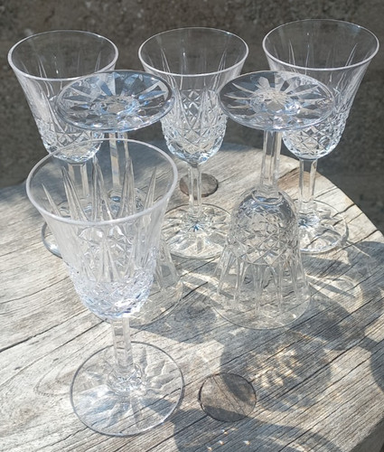 Verres cristal saint - cristal, louis