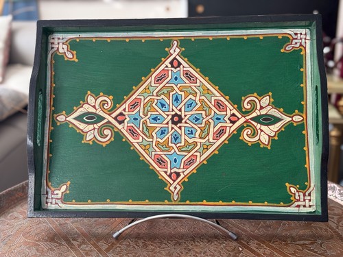 Plateau zwak boho en bois - plateau,