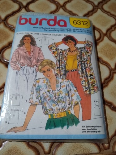 Patron burda blouse - +, top