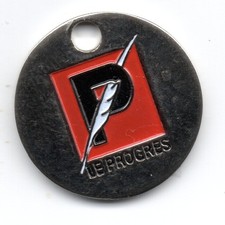 Jeton de caddie : LA TRIBUNE  LE PROGRES