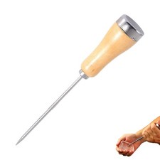 Pic à GlaceAcier Inoxydable Pic à Glace Broyeur à Glace Poignée en Bois Poinç...