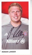 FOOTBALL carte co-trainer ROMAN LANGER équipe féminine FC BAYERN MUNICH signée 