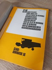 Livret Piece Claas Dominator 96