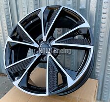 4X Roues noires 18" style RS7 8J ET35 5X112 pour Audi A3 A4 A5 A6 TT Q3