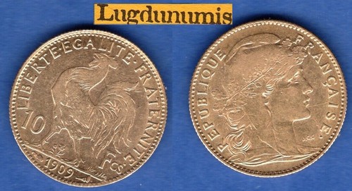 Francs 1909 marianne - 10,