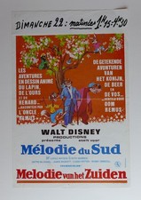 Melodie du Sud Disney affiche