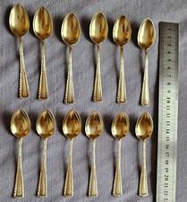 12 cuillères à moka argent