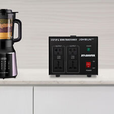 CONVERTISSEUR TRANSFORMATEUR DE TENSION 220V VERS 110V 110V VERS 220V 2000W