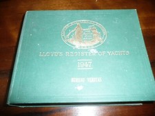 LLOYD'S REGISTER OF YACHTS