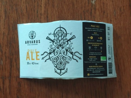 étiquette bière neuve - Étiquette, de