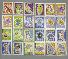 Pokemon 1999 MERLIN 5 Stickers AU CHOIX  !! (voir liste dans la description)