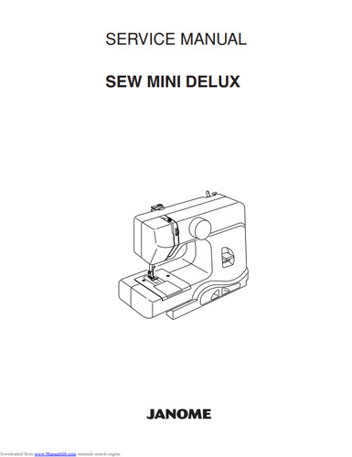 Janome sew mini - janome, service