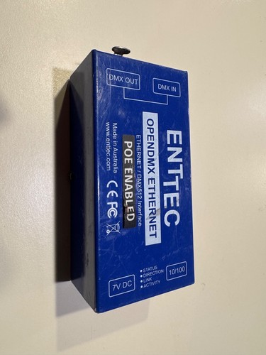 Enttec open dmx - ethernet, ode