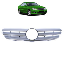 Calandre avant argentée pour