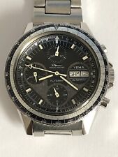 Superbe RARE MONTRE HOMME YEMA FLYGRAF AUTOMATIC chronographe vintage TBE