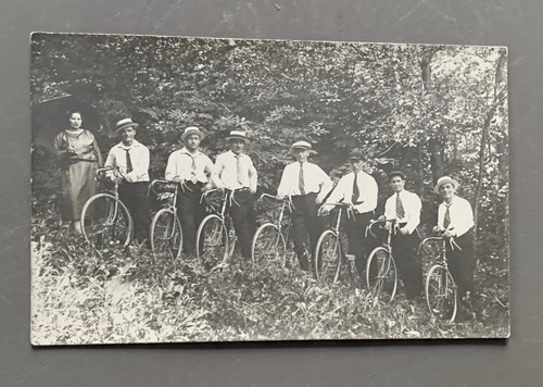 Carte photo ancienne - ancienne, hommes