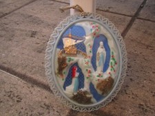 CADRE ancien verre bombé