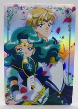 CARTE SEXY GIRL MANGA Waifu HOLO brillant SAILOR MOON sailor neptune et uranus