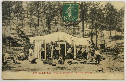 Cpa les islettes - 55,, de