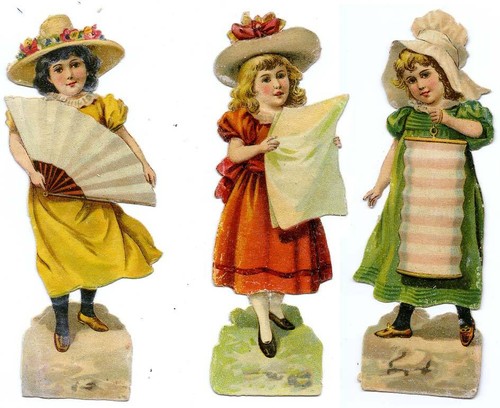Decoupi ancien fillettes - ancien,