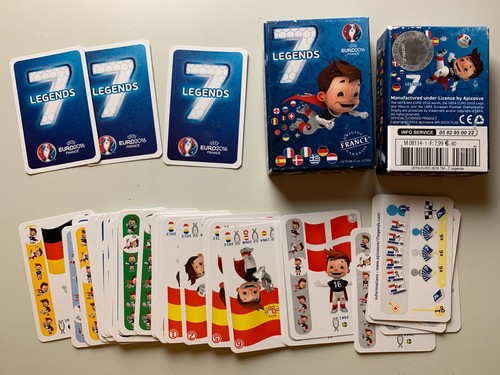 Jeu cartes legends uefa euro - jeu,