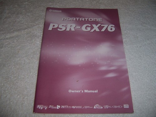 Portatone psr gx7 owner - portatone, psr-gx7
